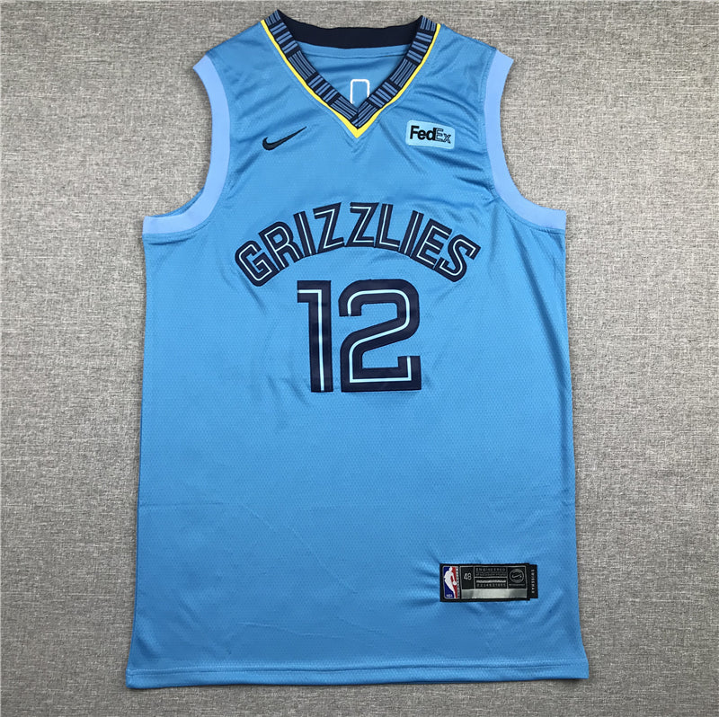 Men's Memphis Grizzlies Ja Morant Blue Replica Fast Break Jersey