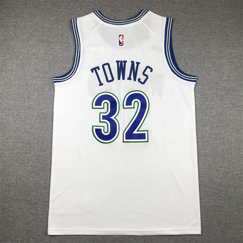Men's Minnesota Timberwolves Karl-Anthony Towns White Swingman Player Jersey
