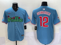 Men's Philadelphia Phillies Kyle Schwarber Blue Player Jersey