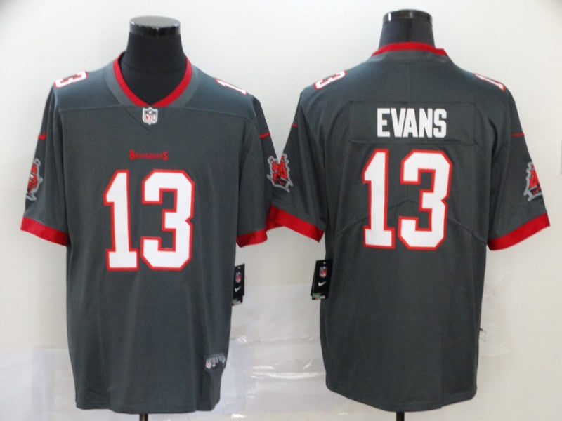 Men's Tampa Bay Buccaneers Mike Evans Gray Game Jersey