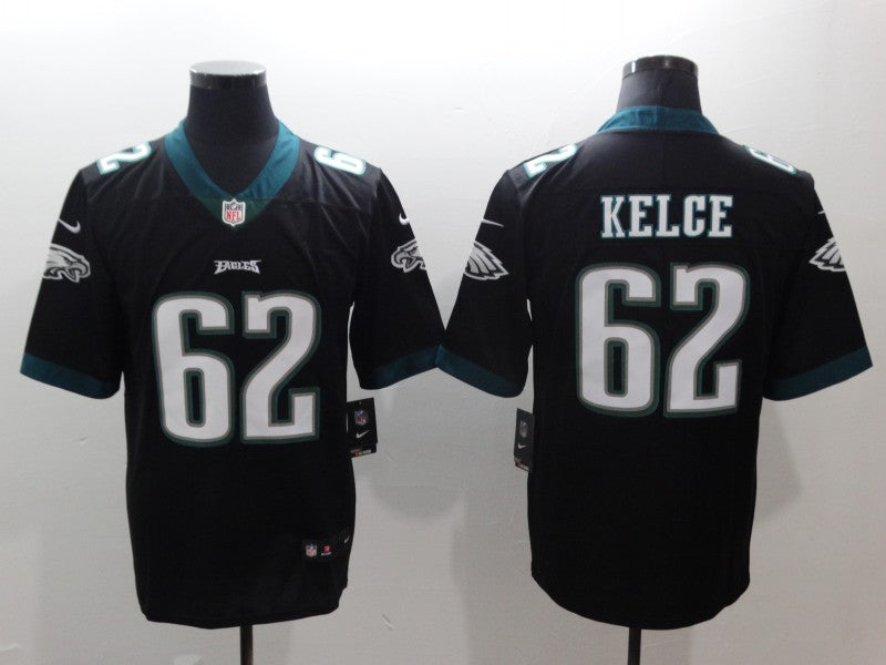 Men's Philadelphia Eagles Jason Kelce Black Game Jersey
