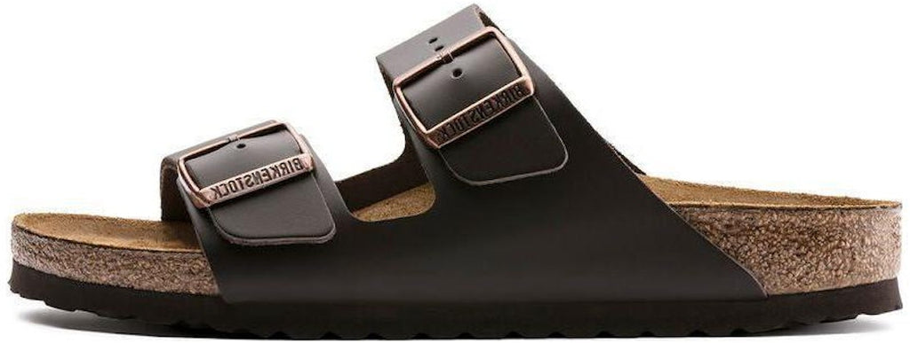Birkenstock Arizona Natural Leather 0051103 Narrow Fit Dark Brown Sandals