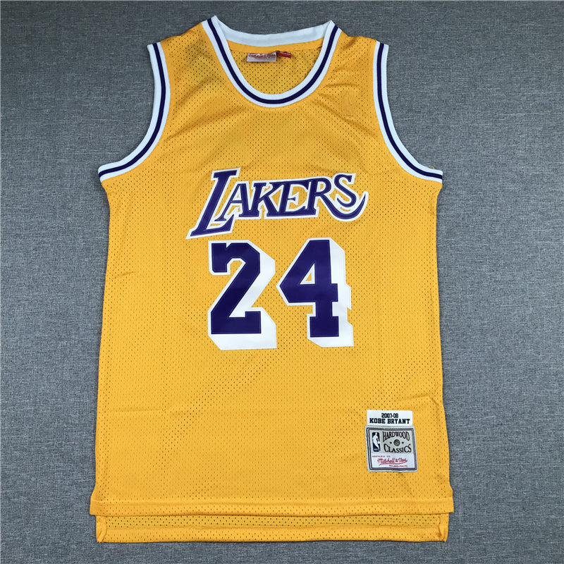 Men's Kobe Bryant Los Angeles Lakers NBA Jersey - Retro Yellow