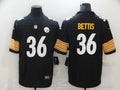 Men's Pittsburgh Steelers Jerome Bettis Black Game Jersey