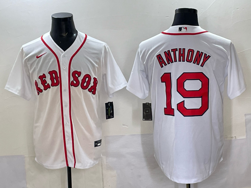 Men's Boston Red Sox Roman Anthony White Home Limited Player Jersey
