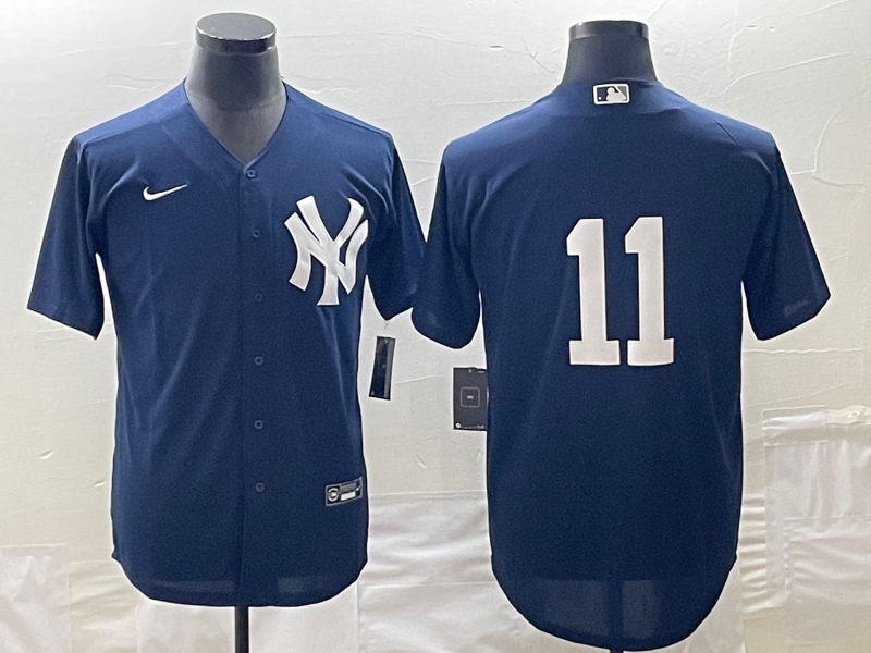 Men's New York Yankees Anthony Volpe Navy Replica Player Name Jersey
