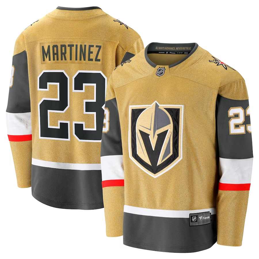 Men's Vegas Golden Knights Alec Martinez Gold Home Breakaway Jersey