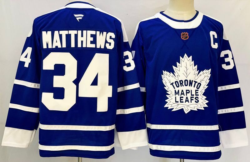 Men's Toronto Maple Leafs Auston Matthews Fanatics Blue Jersey