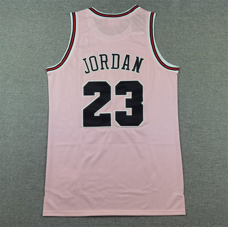 Men's Chicago Bulls Michael Jordan Pink 1997/98 Hardwood Classics Swingman Jersey