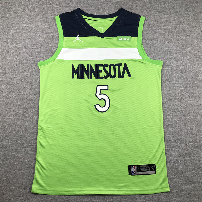 Men's Minnesota Timberwolves Anthony Edwards Green Swingman Jersey