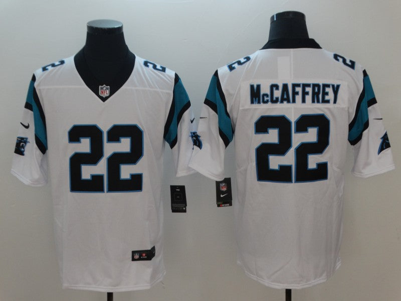 Men's Carolina Panthers Christian McCaffrey White Game Jersey