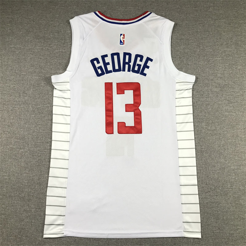 Men's LA Clippers Paul George White 2022/23 Swingman Jersey