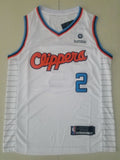 Men's LA Clippers Kawhi Leonard White Player Jersey