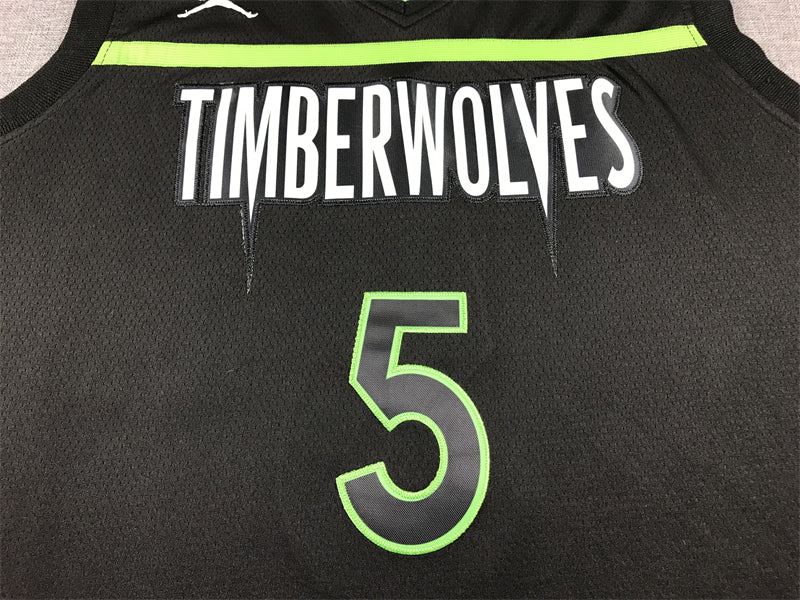 Men's Minnesota Timberwolves Anthony Edwards Black 2022/23 Swingman Jersey - Statement Edition