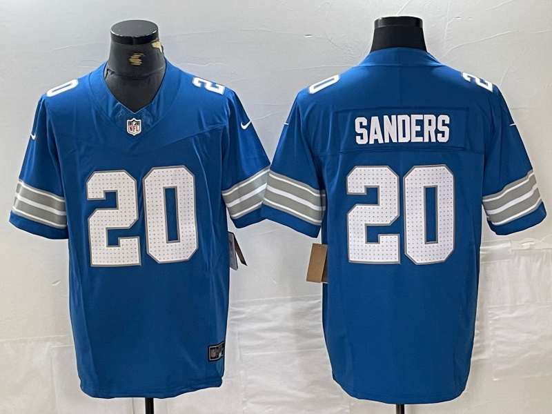 Men's Detroit Lions Barry Sanders Blue Vapor F.U.S.E. Limited Jersey