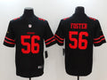 Men's San Francisco 49ers Ruben Foster Black Game Player Jersey