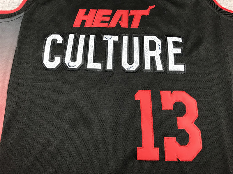 Men's Miami Heat Bam Adebayo Black 2023/24 Swingman Jersey - City Edition