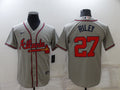 Men's Atlanta Braves Austin Riley Gray Replica Player Jersey