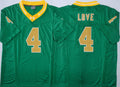 Men's Norte Dame Fighting Irish Jeremiyah Love Green Player Game Jersey