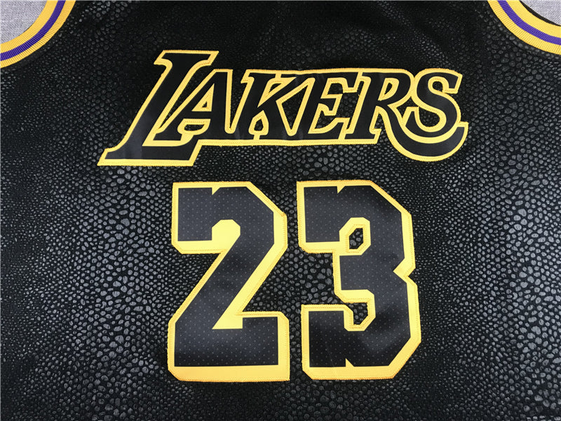 Men's Los Angeles Lakers Lebron James Final Path Jersey Stitched