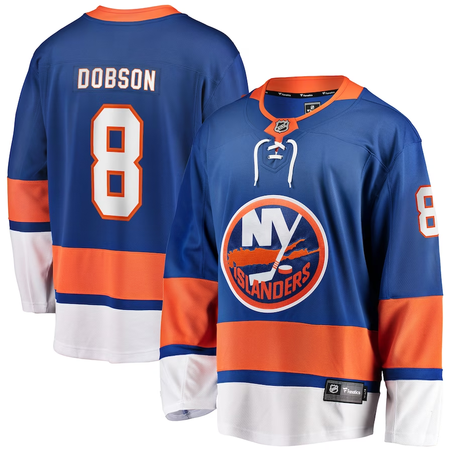 Men's New York Islanders Noah Dobson Royal Player Game Jersey