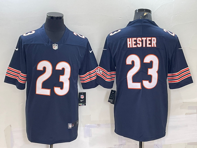 Men's Chicago Bears Devin Hester Navy Game Jersey