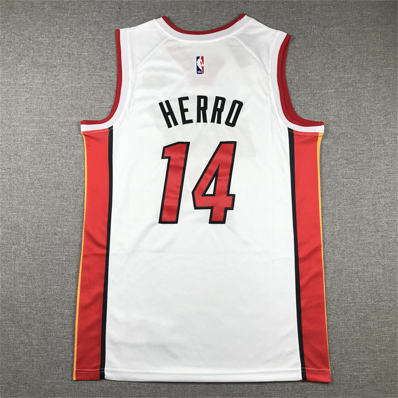 Men's Miami Heat Tyler Herro White 2022/23 Swingman Jersey - Association Edition