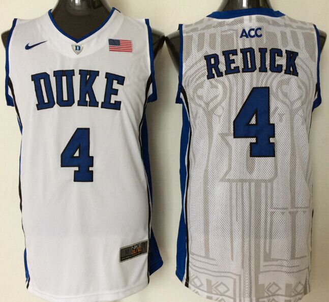 Men's Duke Blue Devils J.J Redick White Player Jersey