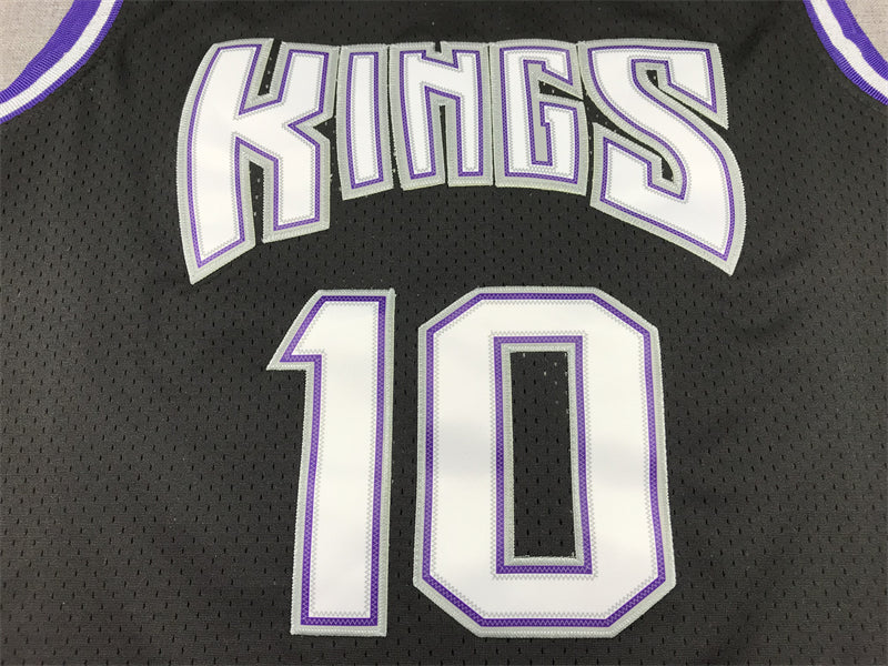 Men's Sacramento Kings Domantas Sabonis Black Hardwood Classics Swingman Jersey