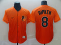 Men's Baltimore Orioles Cal Ripken Jr. Orange Gradient Replica Jersey