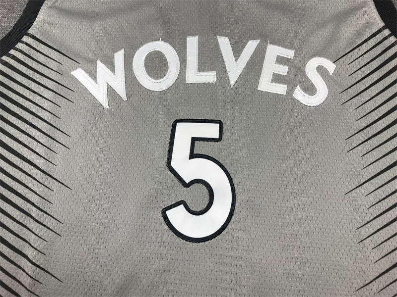 Men's Minnesota Timberwolves Anthony Edwards Gray Swingman Player Jersey