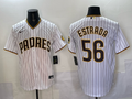Men's San Diego Padres Jeremiah Ramiro Estrada White Home Replica Jersey