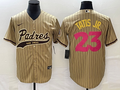 Men's San Diego Padres Fernando Tatis Jr. Tan Replica Team Jersey Joint Edition