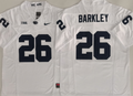 Men's Penn State Nittany Lions Saquon Barkley White Player Jersey