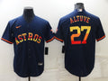 Men's Houston Astros Jose Altuve Navy Replica Player Jersey
