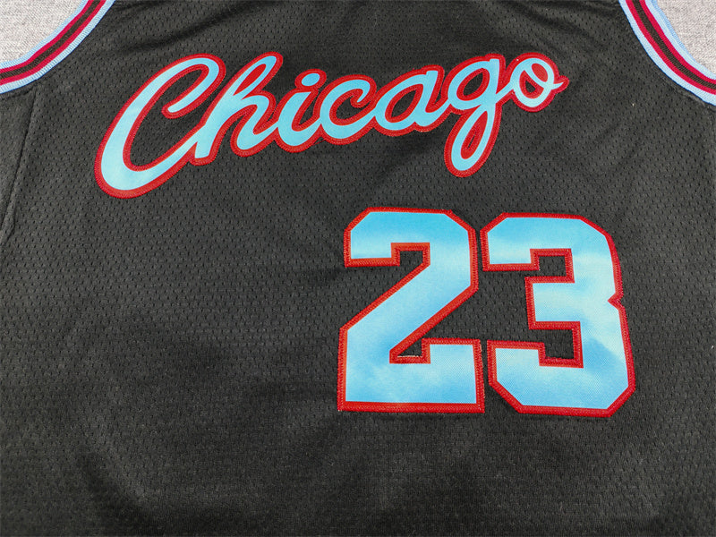 Men's Chicago Bulls Michael Jordan Black 2025/26 Swingman Jersey - City Edition