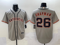 Men's San Francisco Giants Matt Chapman Gray Limited Player Jersey