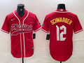 Men's Philadelphia Phillies Kyle Schwarber Red Player Jersey Joint Edition