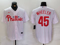 Men's Philadelphia Phillies Zack Wheeler White Replica Player Jersey