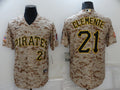 Men's Pittsburgh Pirates Roberto Clemente Camouflage Game Jersey