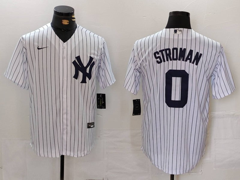 Men's New York Yankees Marcus Stroman White Home Replica Player Jersey