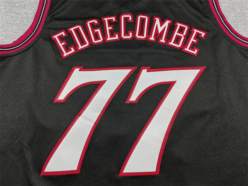 Men's Philadelphia 76ers V. J. Edgecombe Black Swingman Jersey - Classic Edition