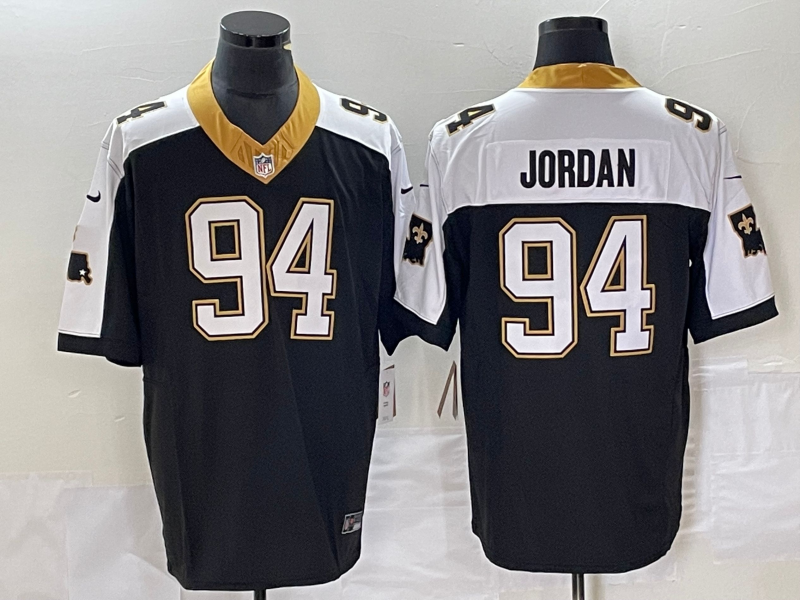 Men's New Orleans Saints Cameron Jordan Black Vapor F.U.S.E. Limited Jersey