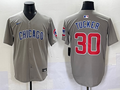 Men's Chicago Cubs Kyle Tucker Gray Replica Player Jersey