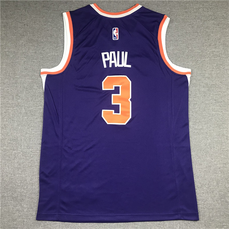 Men's Phoenix Suns Chris Paul Purple 2020/21 Fast Break Replica Player Jersey