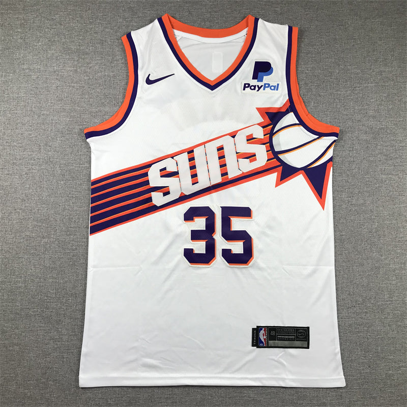 Men's Phoenix Suns Kevin Durant White 2023/24 Fast Break Replica Jersey - Association Edition