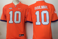 Men's Clemson Tigers Ben Boulware Orange Player Game Jersey