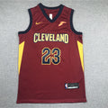 Men's Cleveland Cavaliers LeBron James Red Swingman Player Jersey