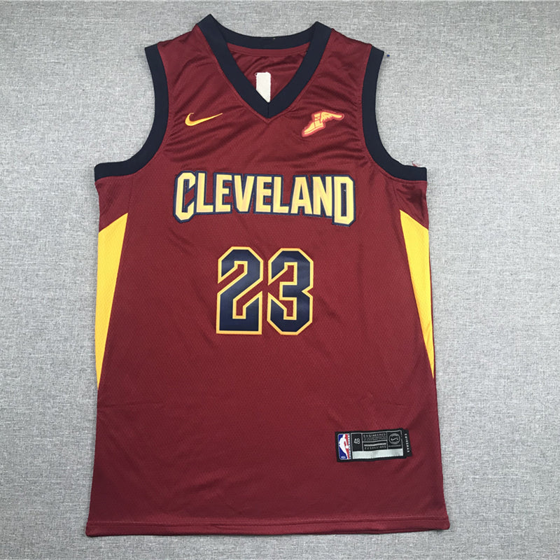 Men's Cleveland Cavaliers LeBron James Red Swingman Player Jersey