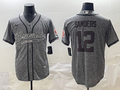 Men's Cleveland Browns Shedeur Sanders Gray Game Player Jersey